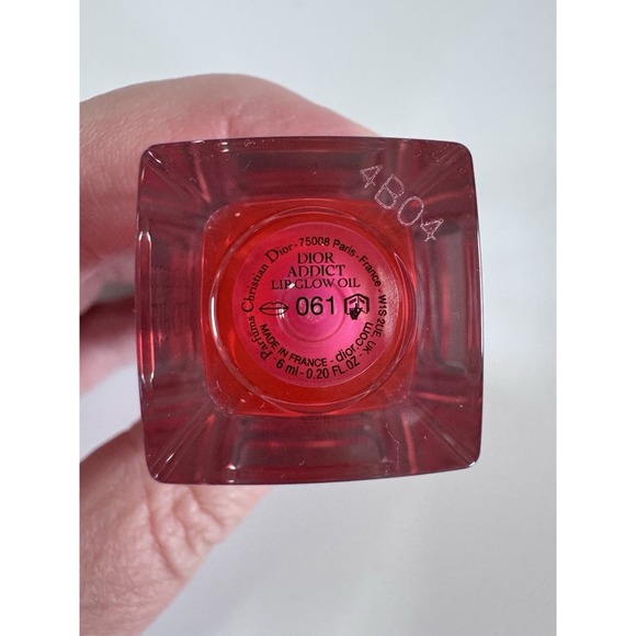 DIOR Lip Glow Oil Color Reviver Cherry Oil - 061 Poppy Coral - NEW NWOB - Picture 3 of 5